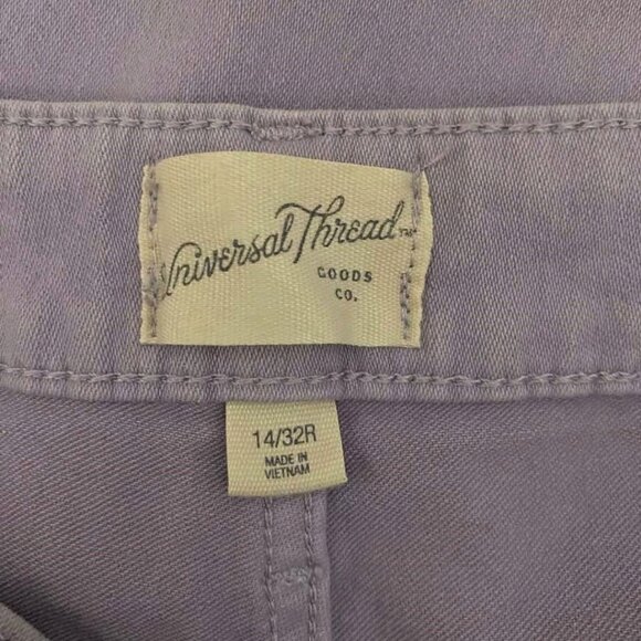 Universal Thread Ripped Distressed Purple Lavender High Rise Skinny Jeans - Picture 10 of 14